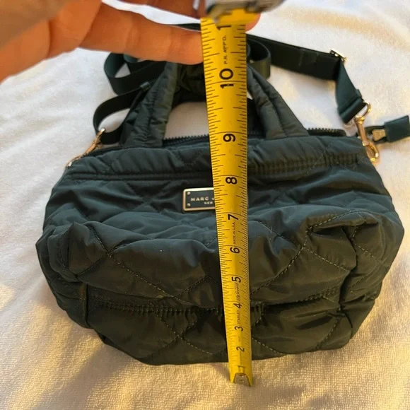 Marc Jacobs Dark Green Quilted Bag - Picture 9 of 11